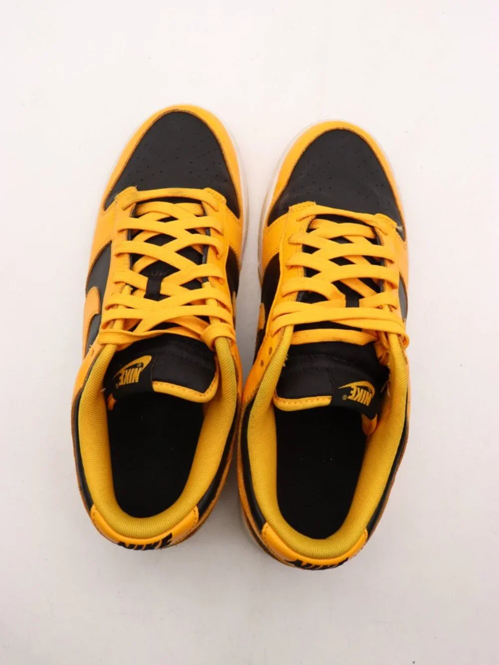 Nike Dunk Men's 11.5 Low Championship Goldenrod Yellow Black Sneakers DD1391-004